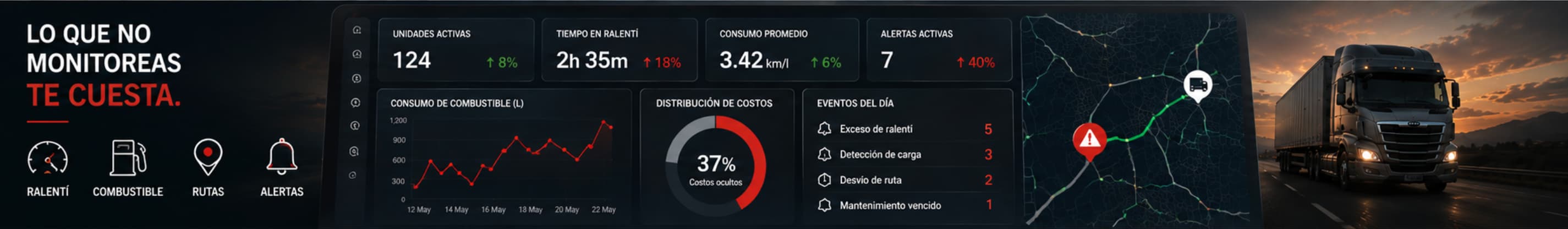 Dashboard ejecutivo para identificar costos ocultos y oportunidades de mejora
