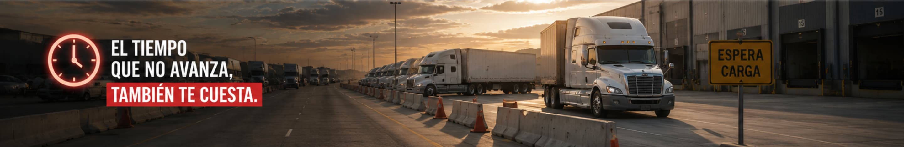Tiempo improductivo dentro de una operación de transporte