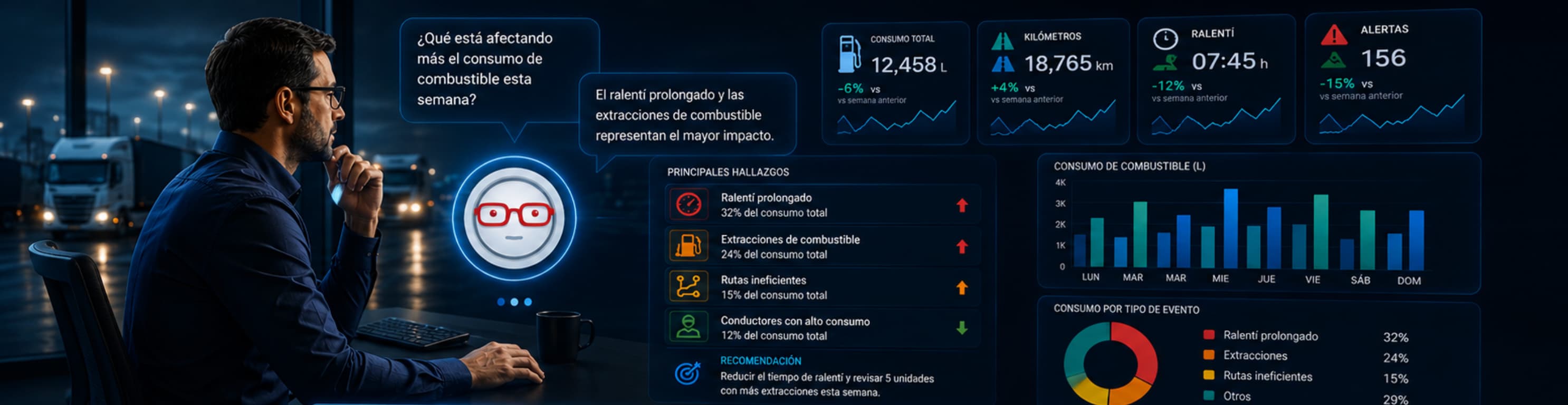 Nueva forma de consultar y analizar la información de una flotilla