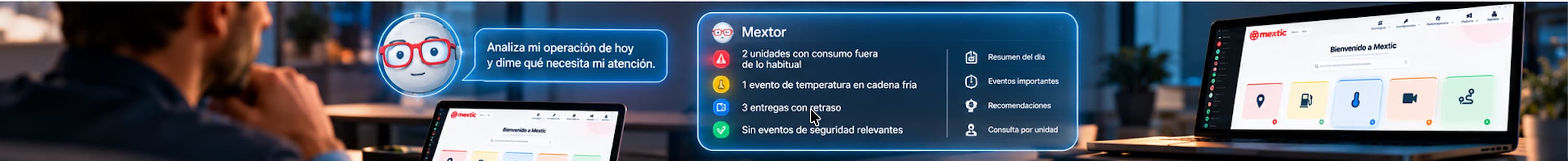 Mextor, asistente inteligente integrado en la plataforma Mextic